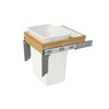 Rev-A-Shelf Rev-A-Shelf Wood Top Mount Pull Out Single TrashWaste Container with Reduced Depth 4WCTM-1818DM-1-162